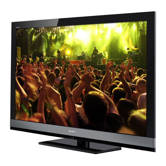 Sony Bravia KDL-60EX700 Operating Instructions Manual