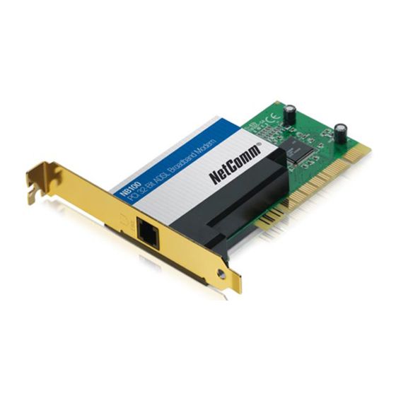 NetComm NB100 Quick Start Manual