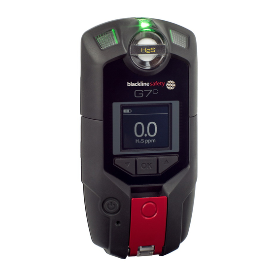 Blackline Safety G7 Technical  User's Manual