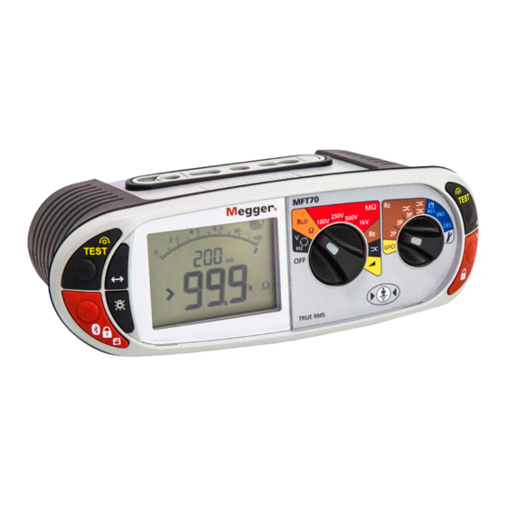 Megger MFT70-US User Manual