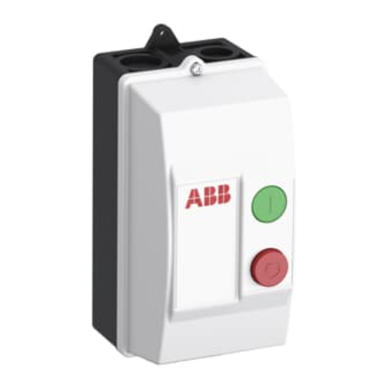 ABB DOL Starter Installation Instructions