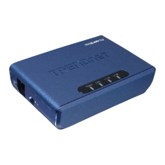 TRENDnet TE100-MP2U Quick Installation Manual