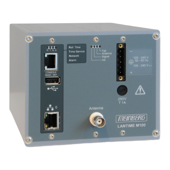 Meinberg LANTIME M100 GPS Technical Reference