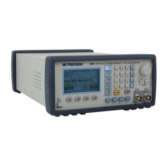 BK Precision 4075 User Manual