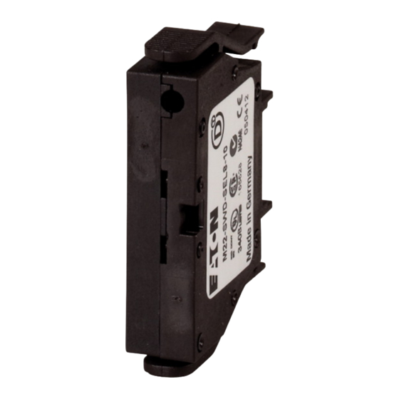 Eaton RMQ-Titan M22-SWD-SEL8-10 Instruction Leaflet
