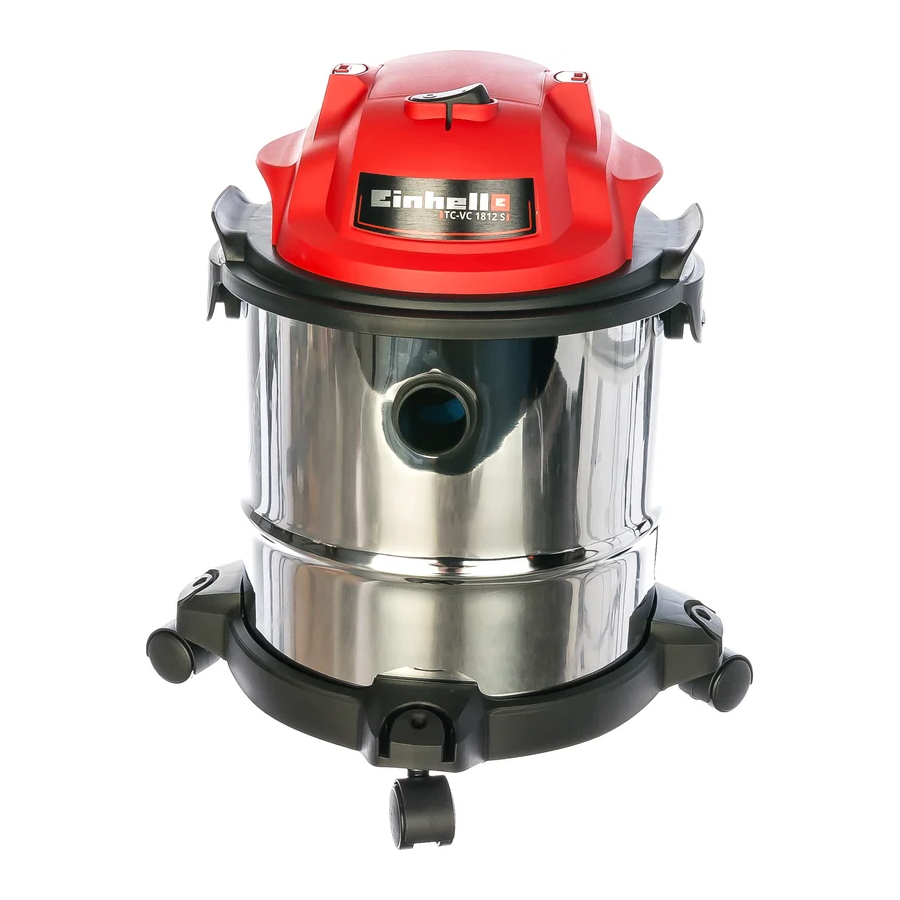 EINHELL TC-VC 1812 S (23.423.70) - Wet and Dry Vacuum Cleaner Manual