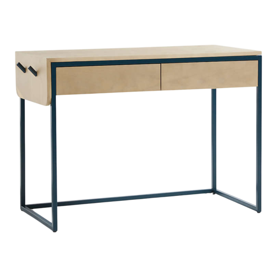 Crate&Barrel Outline Desk Manual