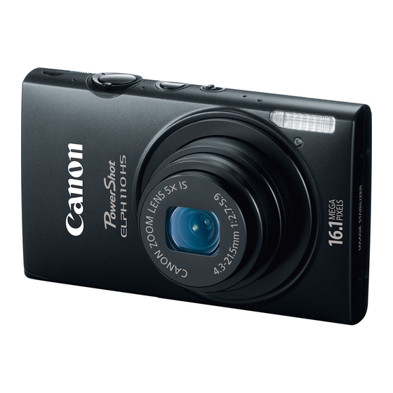 Canon POWERSHOT ELPH 110 HS User Manual
