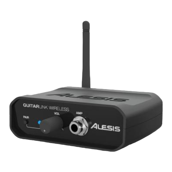 Alesis GuitarLink Wireless User Manual