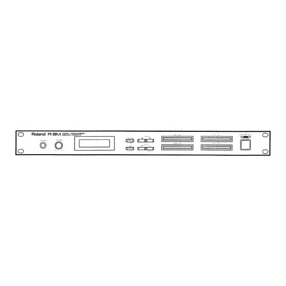 Roland R-8M Owner's Manual