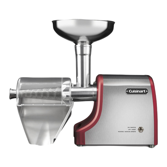 Cuisinart MP-150C Instruction Manual
