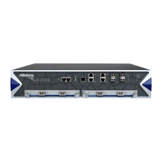 Hillstone SG-6000 Reference Manual