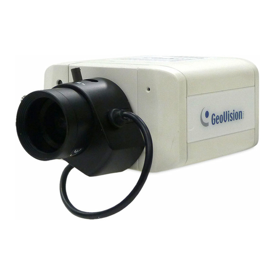 GeoVision GV-BX120D series Quick Start Manual