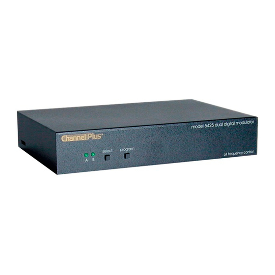 Channel Plus 5425 Install Manual