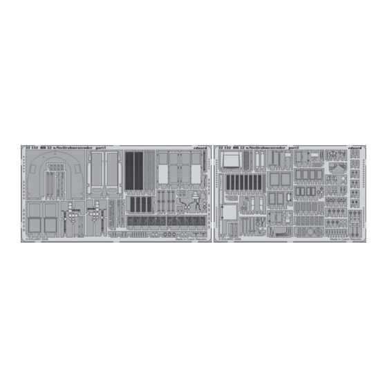Eduard BR 52 w/Steifrahmentender part 1 Quick Start Manual