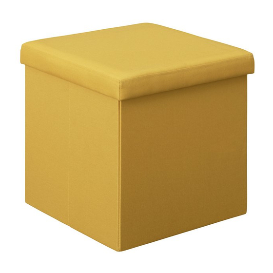 Argos Small Mustard Fabric Ottoman 716/5467 Quick Start Manual