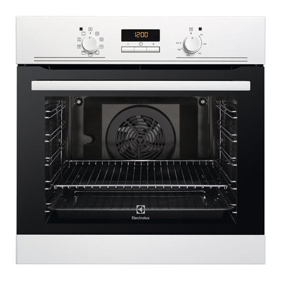 User Manuals: Electrolux EOB300W Electric Oven