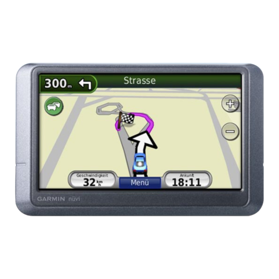 Garmin 205W-SERIE Quick Start Manual
