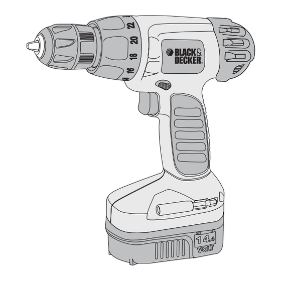 Black & Decker CD140S Instruction Manual