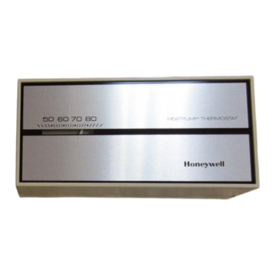 Honeywell T874 Series Installation Instructions Manual