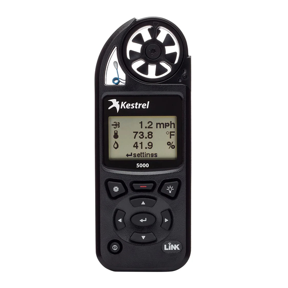 Kestrel 5000 Series Troubleshooting