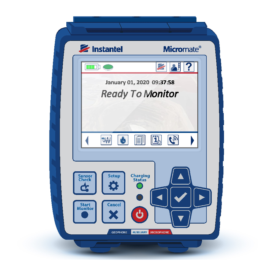 Instantel Micromate Release Notes