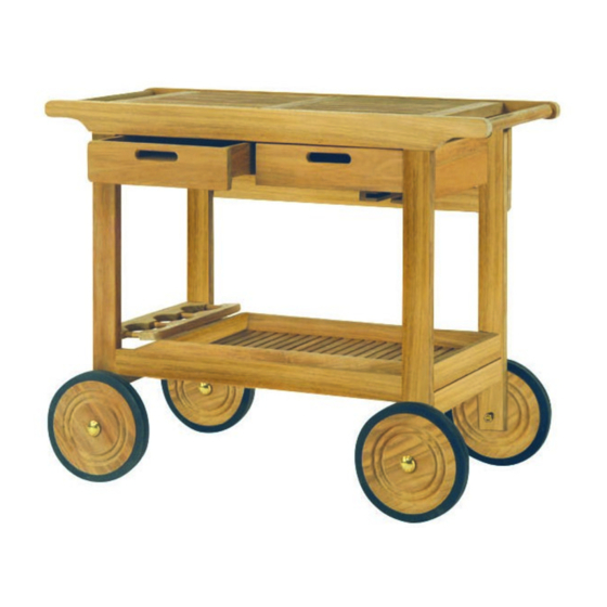 kingsley-bate Serving Cart SC25 Assembly Instructions