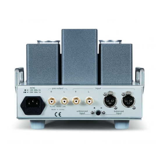 ALLNIC AUDIO HPA-3000GT Owner's Manual