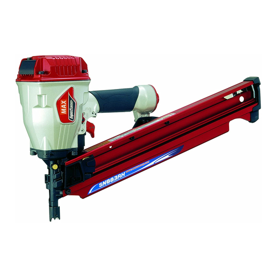Max SN883RH Operating And Maintenance Manual