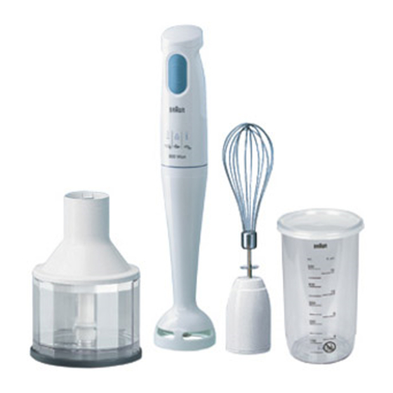 Braun MR 430 HC Manual