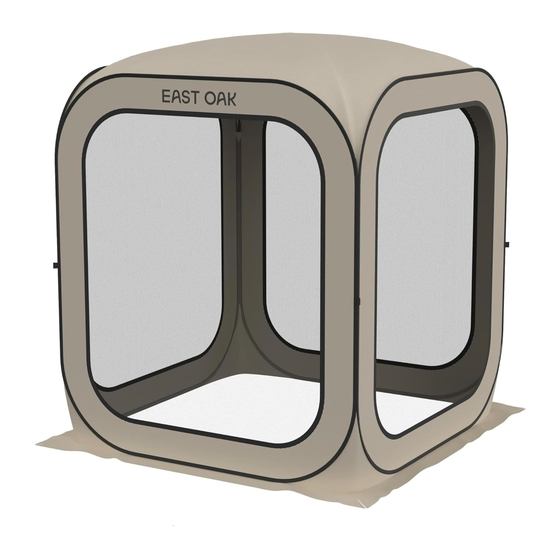 EAST OAK Screen House 6x6 Feet Owner's Manual