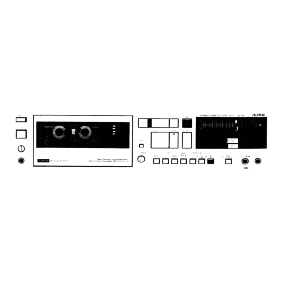 Alpine AL65 Service Manual
