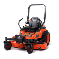 Kubota ZD1011 Operator's Manual