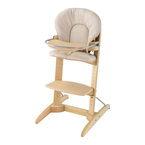 BEBE CONFORT Chaise Woodline Instructions For Use Manual