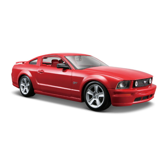 REVELL Ford Mustang GT 2006 Manual