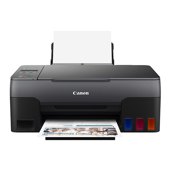 Canon PIXMA G2060 Series Manuals