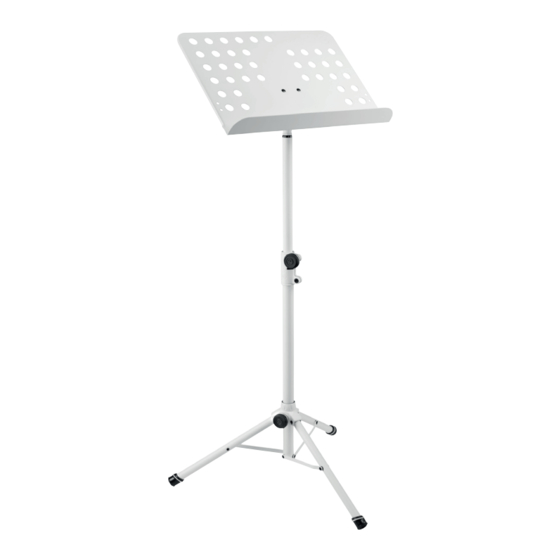 Adam Hall Gravity NS 411 W Quick Start Manual