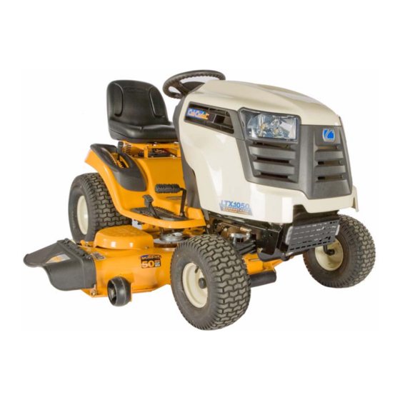 Cub Cadet SLTX1050 Professional Shop Manual