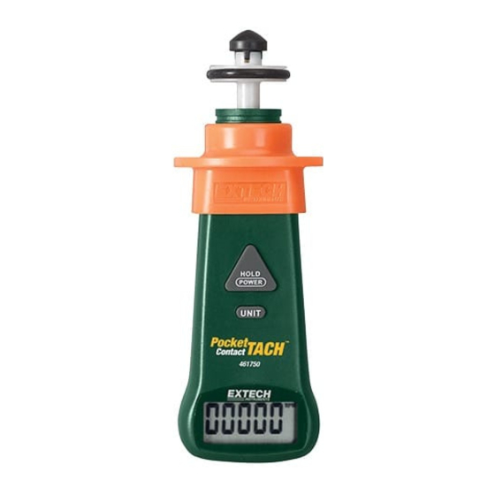 Extech Instruments 461750 User Manual
