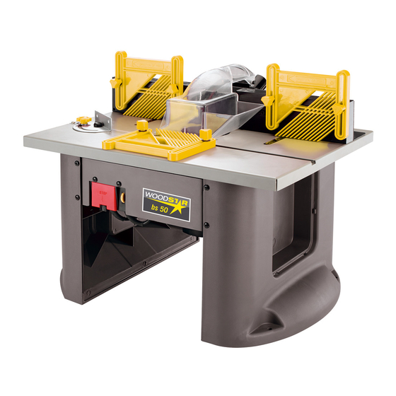 Woodstar bs 50 Manual
