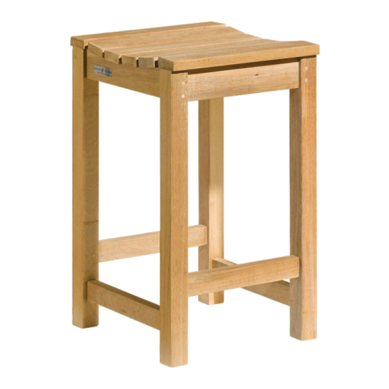 Oxford Garden Hampton Counter Stool HACST Assembly Instructions