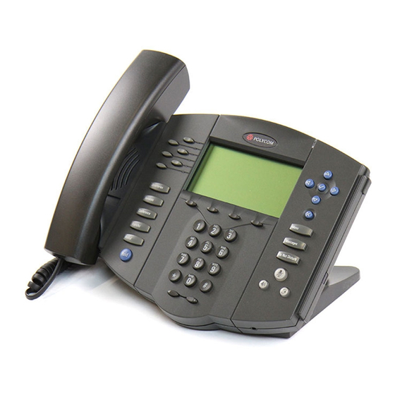 Polycom SoundPoint IP 601 Quick Start Manual