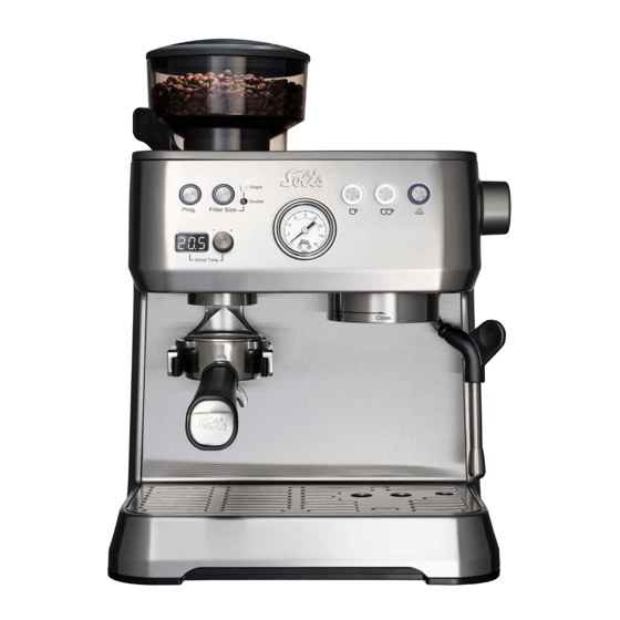 SOLIS GRIND & INFUSE PERFETTA User Manual