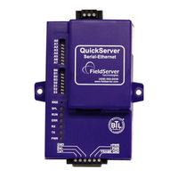 FieldServer QuickServer FS-QS-1010 Startup Manual