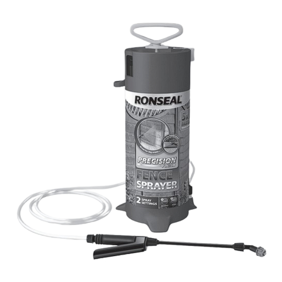 RONSEAL Precision Finish Fence Sprayer User Manual