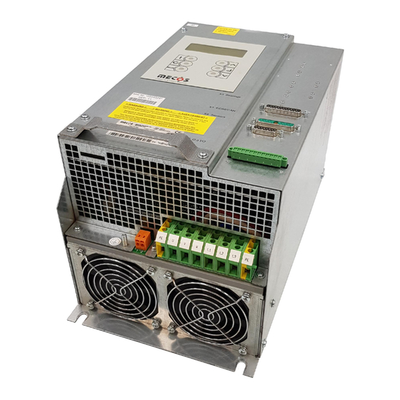 User Manuals: MECOS IMC15 Frequency Converter