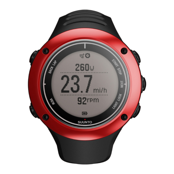 Suunto AMBIT 2.5 User Manual