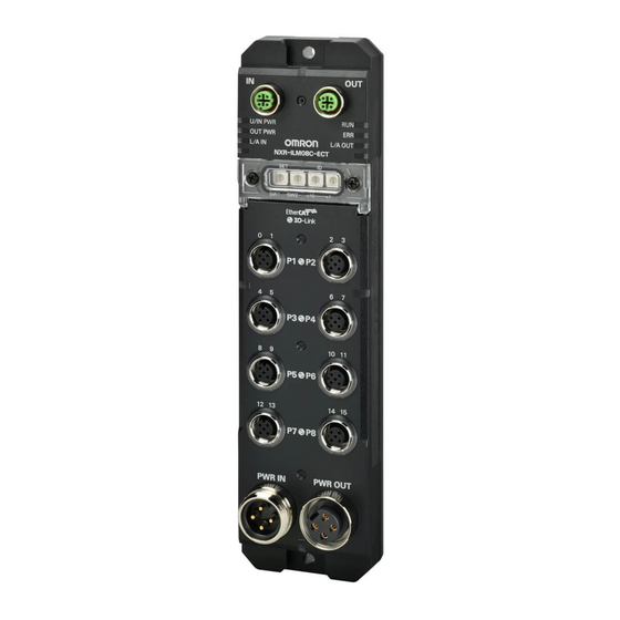 Omron NXR-ILM08C-ECT Manual