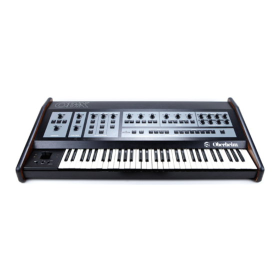 Oberheim OB-X Owner's Manual