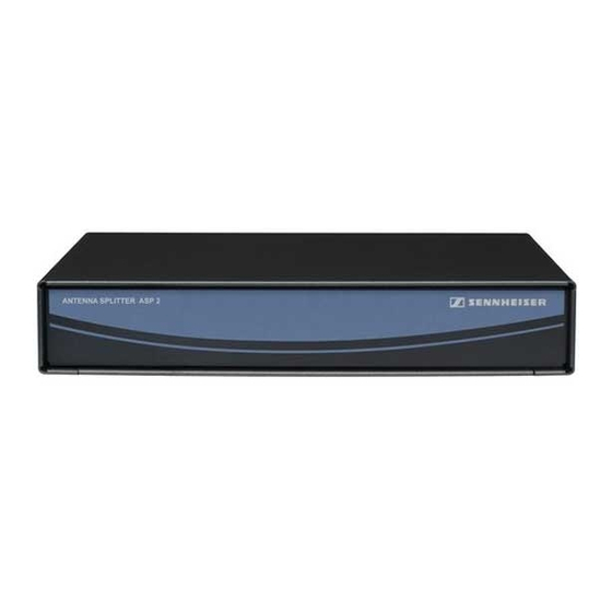Sennheiser ASP 2 Specifications